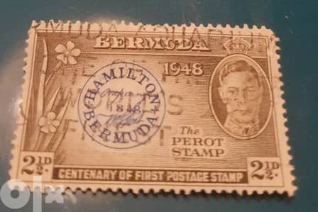 1946 KGVI Hamilton Bermuda 1848 2 1/2 d.