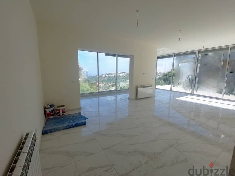 190 SQM Brand New Apartment in Dik El Mehdi, Metn with Terrace 0