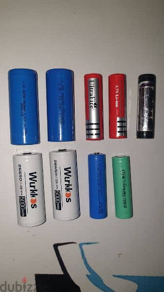 18650  8 $ 3300 mah . . .  26850  20 $  5000 mah