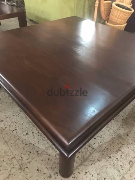 teak midde solid wood table 2