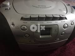 radio ,casette and cd player ,3 in 1 with microphone built in & record 0