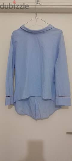 Zara Blue Stylish chemise