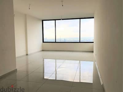 134 SQM Apartment in Mansourieh, Metn with City & Sea View