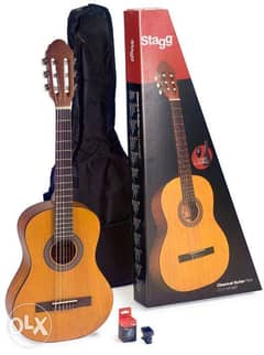 Stagg guitar pack 3/4 with bag and tuner 0