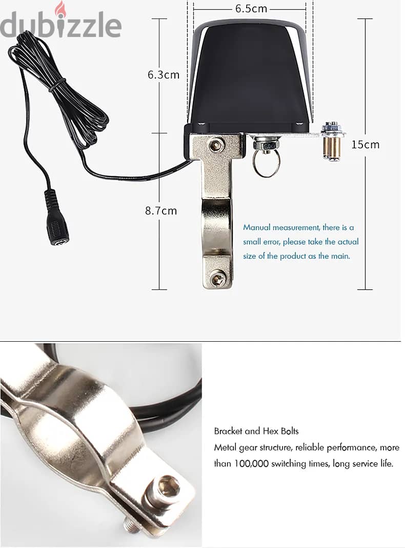 Tuya Wifi pipeline valve controller 1/2" 5