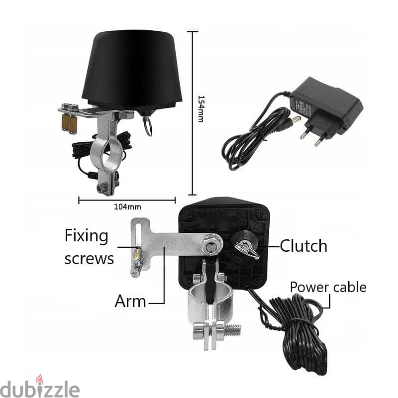 Tuya Wifi pipeline valve controller 1/2" 10