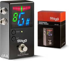 Stagg Auto-chromatic tuner pedal for guitar