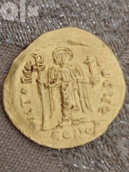 Ancient Gold Coin Eastern Roman Byzantine for Emperor Focas 604_610 Ai 1