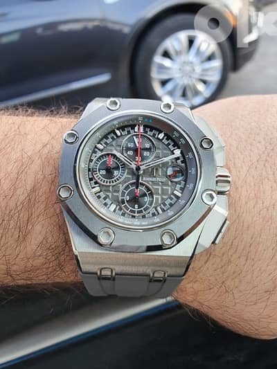 royal oak offshore chronograph Micheal Schumacher clone 1.1