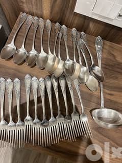 Russian silverware - 60 pieces for 300$