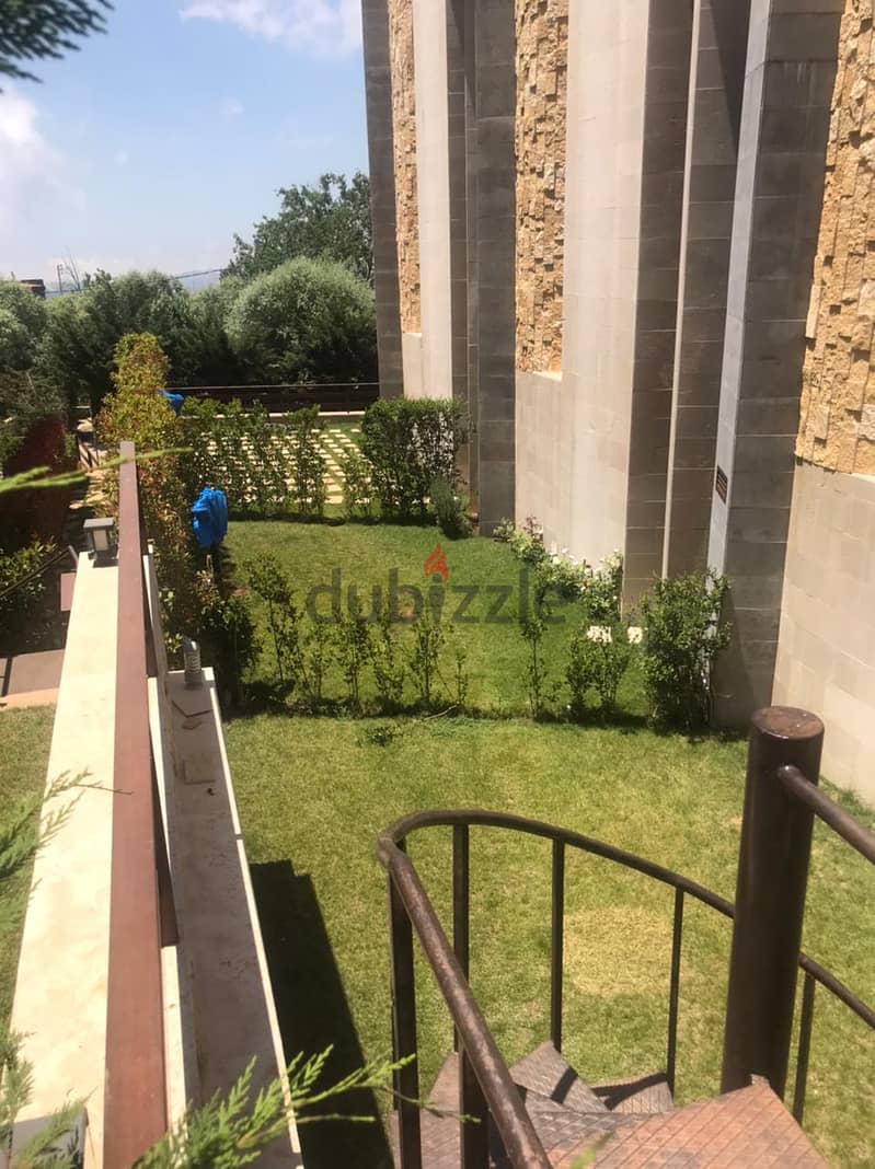 Furnished Townhome with Garden in Faqra 1