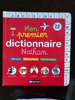 each book for $8; mon premier dictionnaire Nathan