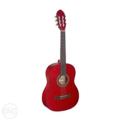 Stagg 3/4 Red Classical Guitar With Linden Top