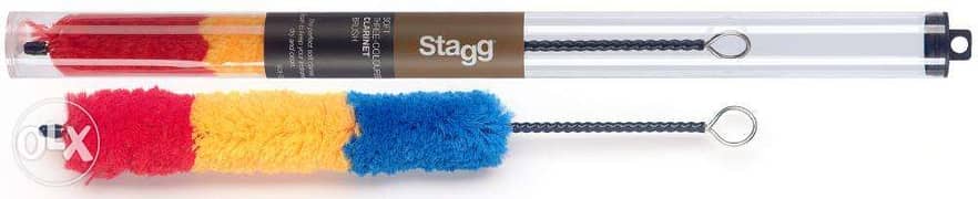 Stagg Soft three-colored clarinet brush