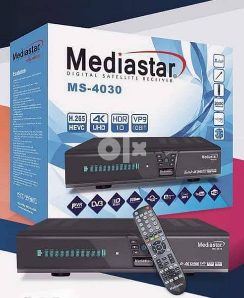 Mediastar 4k receiver 1