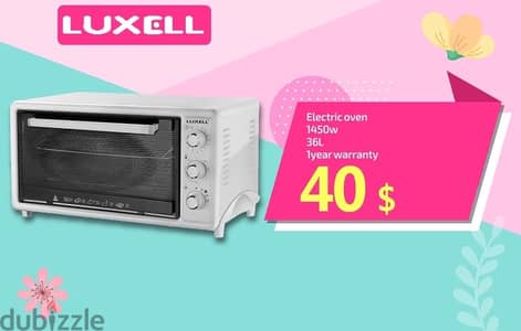 Luxell oven 36 , 40 ,50,70 liter available