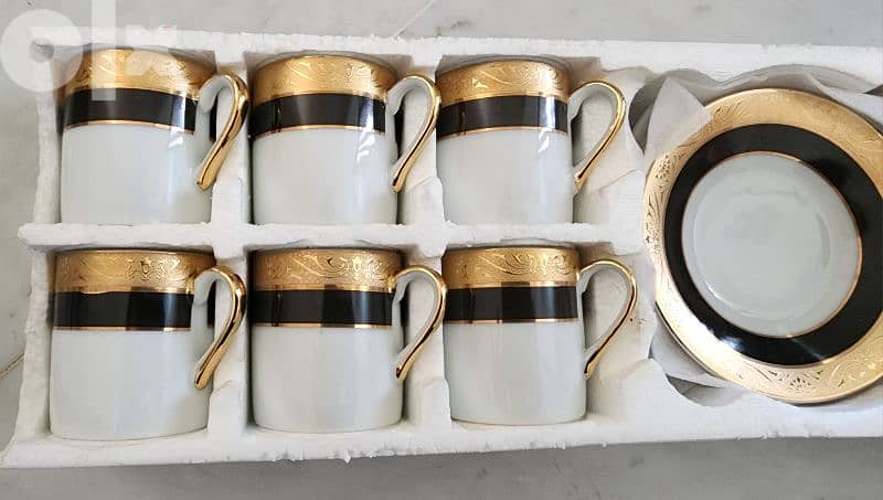 Porcelain Lebanese Coffee Set 1