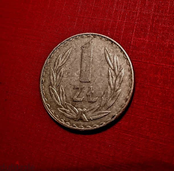 1978 Poland 1 Zlotych old coin 1