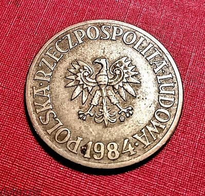 Poland 5 Zlotych 1984 old coin