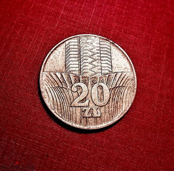 Poland 20 Zlotych 1976 old coin 1