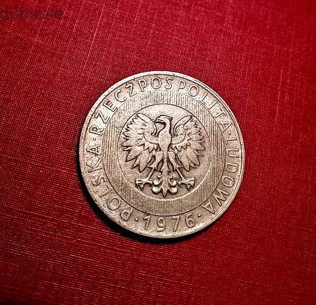 Poland 20 Zlotych 1976 old coin 2