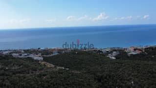 4000 m2 land + sea view for sale in T7oum / Batroun ارض في تحوم للبيع
