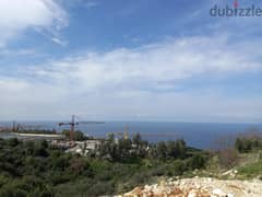 1,219m2 land + Sea view for sale in Kfar Aabida ارض في كفرعبيدا للبيع