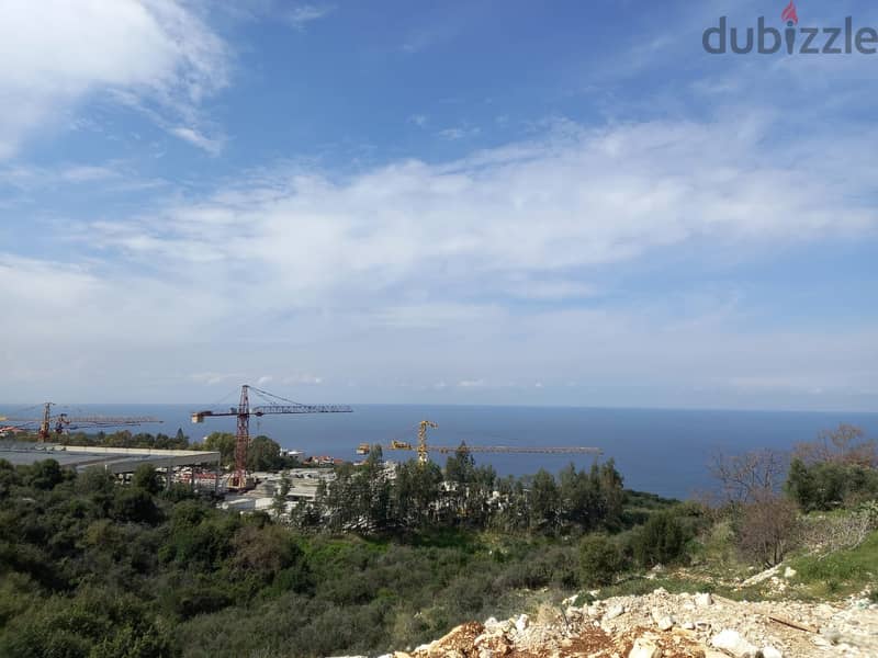 1,219m2 land + Sea view for sale in Kfar Aabida ارض في كفرعبيدا للبيع 0