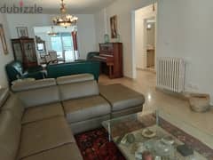 Furnished 225m2, 3 bedrooms apartment +city view for rent in Achrafieh 0
