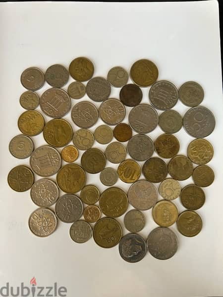 Mixed Lot of 53 Old Greek Coins 0