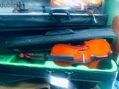 violin electro acoustic new in box 0