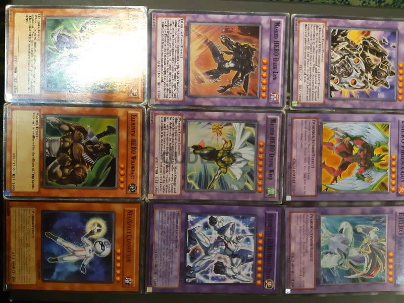collection of HERO yugioh cards 3