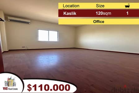 Kaslik 120m2 | Office | Prime Location | Luxury | Open View |