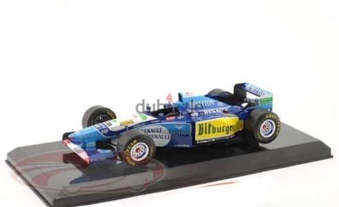 Michael Schumacher B195 F1 diecast car model 1:24