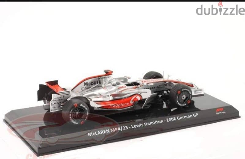 Lewis Hamilton MP4/23 F1 diecast car model 1:24. 4