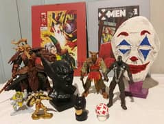 Vintage collectibles and action figures