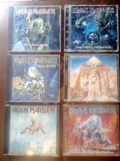 Iron maiden 6 cds for 45$