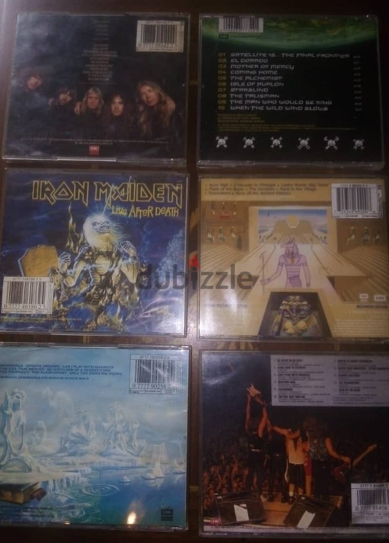 Iron maiden 6 cds for 45$ 1
