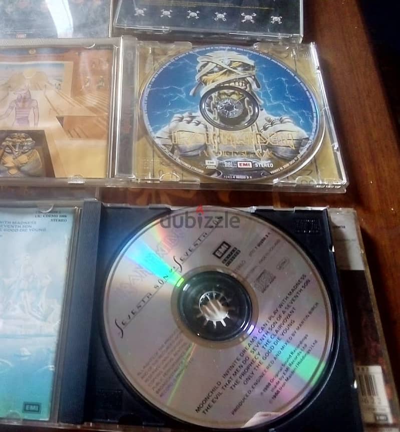 Iron maiden 6 cds for 45$ 2