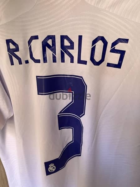 Roberto carlos real madrid 21/22 home jersey special edition 8