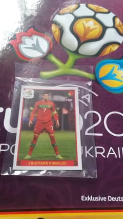 Panini Cristiano Ronaldo 2012 euro sticker