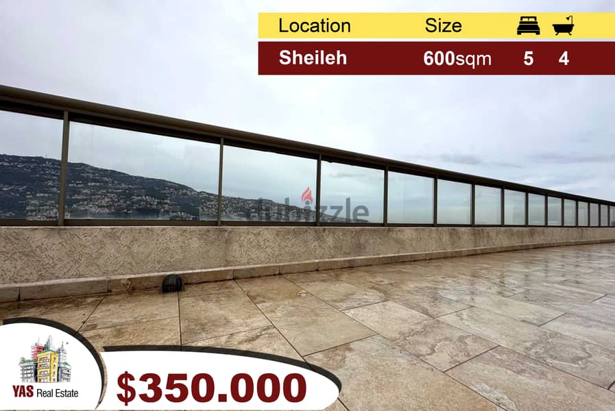 Sheileh 600m2 Duplex | Astonishing View | Luxurious | Unique | Catch | 0