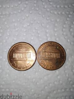 2 Rare 1995 Lincoln Cent “A. M” Error 0