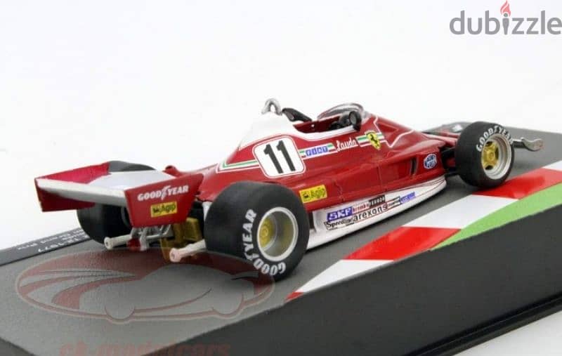 Niki Lauda Ferrari 312T2 F1 diecast car model 1;43. 3