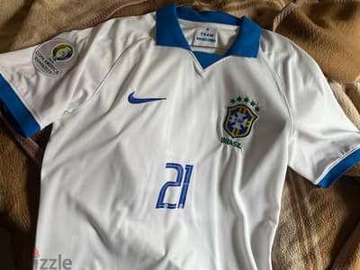 richarlison 21 copa america 2018 white away brasil jersey