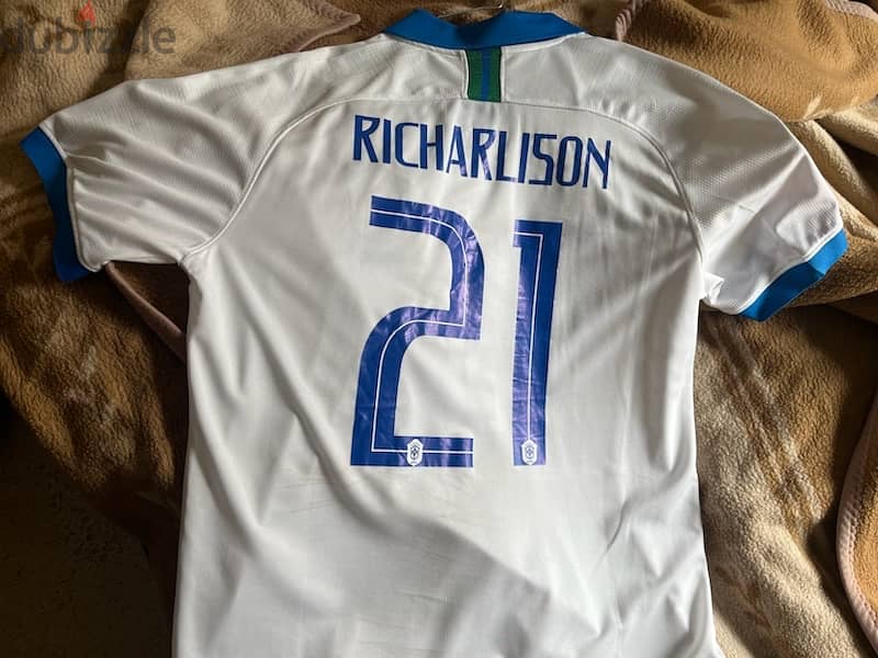 richarlison copa america 2019 white beasil jersey 2