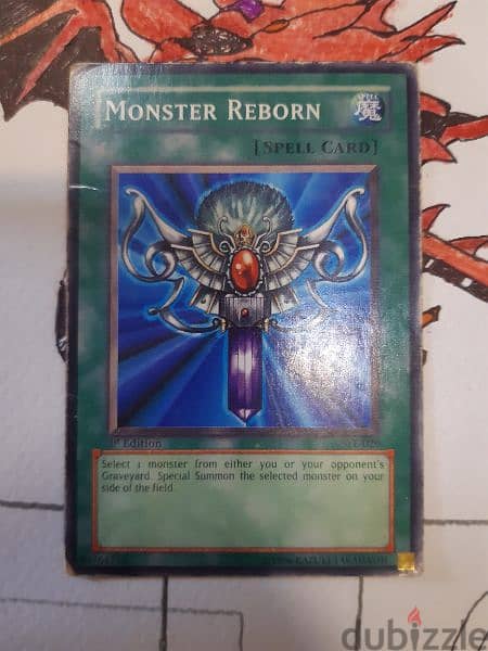Monster Reborn 1st edition yugioh card 0