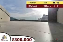 Kfarhbab 240m2 | Duplex | Brand New | Panoramic View | High-End |