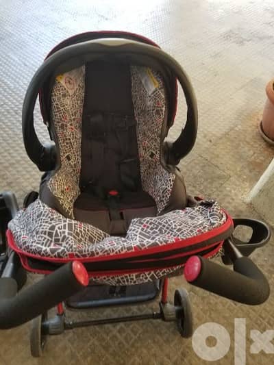 set Evenflo stroller + mother care