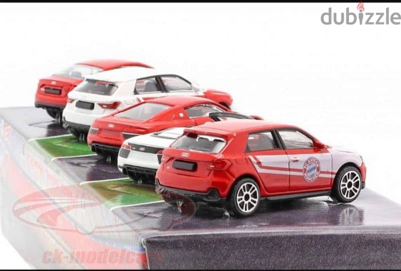 Audi 5 car set (Bayern Munchen) diecast car model 1;64. 2